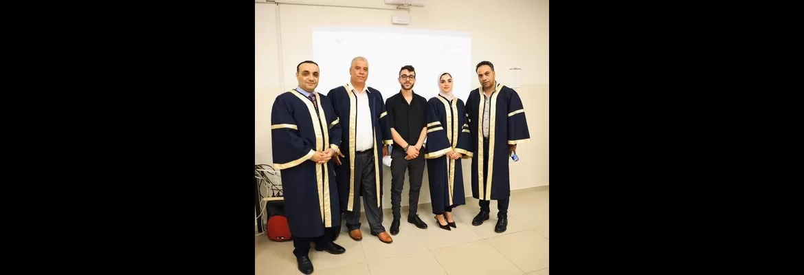 مناقشة رسالة ماجستير للطالبة نانسي الصليبي