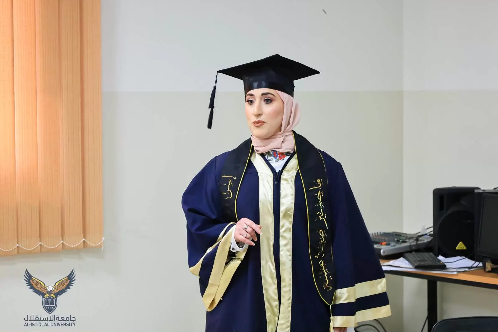 مناقشة رسالة ماجستير حول الدعم الاجتماعي  وعلاقته بالتوافق الزواجي لدى النساء العاملات في محافظة بيت لحم