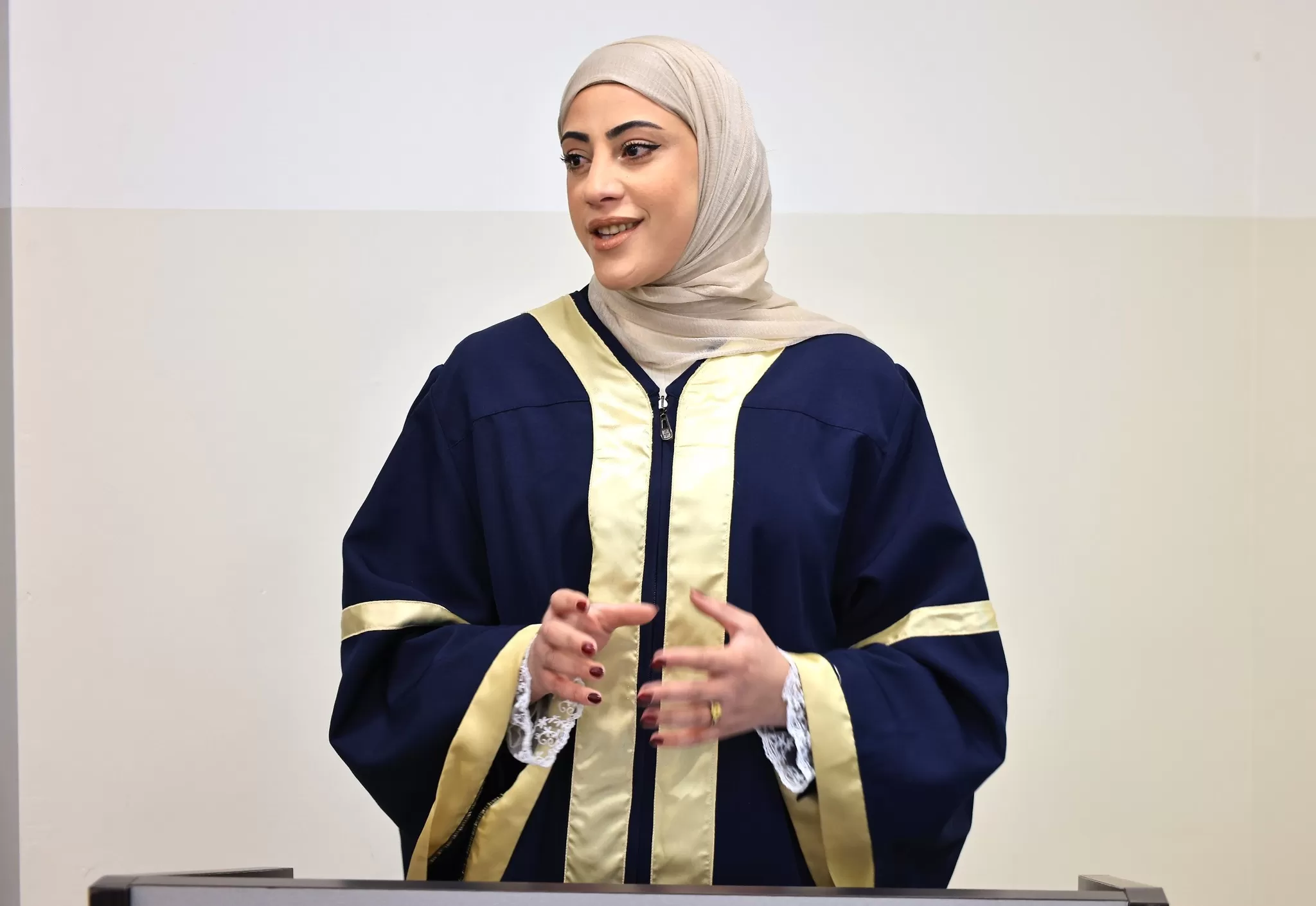 مناقشة رسالة ماجستير حول الصحة النفسية وعلاقتها بالنظرة إلى الحياة لدى عينة من منتسبي جهاز الشرطة الفلسطينية في مدينة نابلس بعد أحداث السابع من أكتوبر 2023