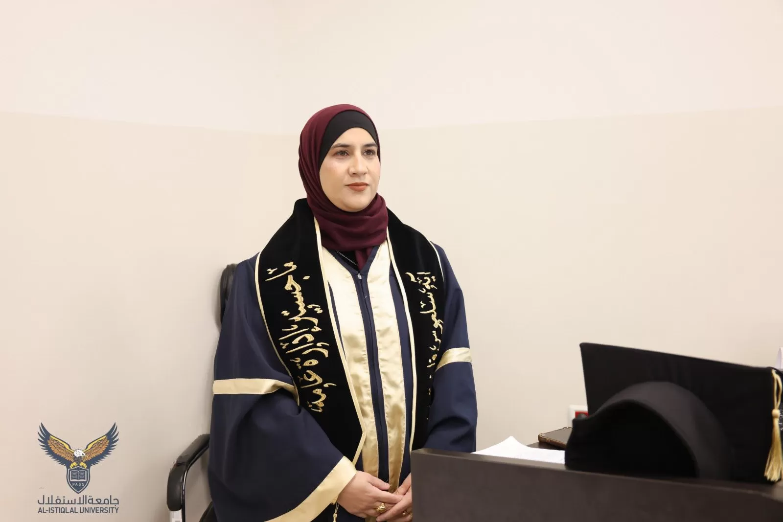 مناقشة رسالة ماجستير حول القيادة الرقمية كمدخل لتطوير جودة الأداء الاداري في مديريات التربية والتعليم : دراسة تطبيقية